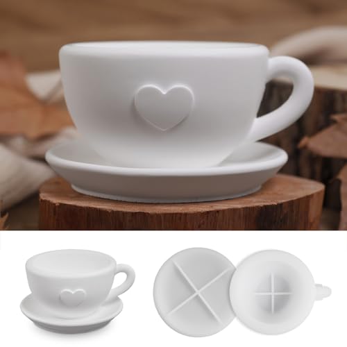 EPODA Silikonform GießForm Tasse, GießFormen Silikon Tasse, Epoxidharz Formen Tasse, Silikonform Kerzenhalter, GießFormen Für Beton von EPODA