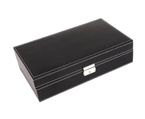 EQEQE Organizer-Box, Reise-Schmuckkästchen, Schmuckkästchen, Schmuckschatulle, Organizer for Frauen und Mädchen, PU-Leder, Schmuck-Display, Aufbewahrungskoffer, Schmuck-Aufbewahrungskoffer von EQEQE