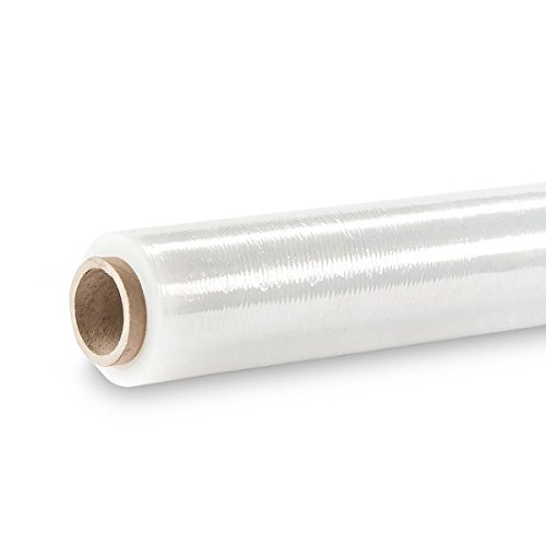 ERG-BET Stretchfolie 150m x 500mm x 23µm Umzugsfolie Verpackungsfolie transparent von ERG-BET