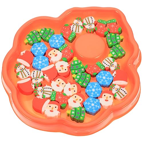 ERINGOGO 1 Box Cartoon Weihnachts Radiergummi Schneemann Radiergummi Schulbleistift Radiergummis Multifunktions Radiergummis Tragbare Radiergummis Mini Radiergummis Radiergummis Für von ERINGOGO