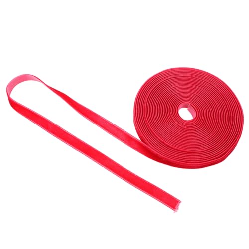 ERINGOGO 1 Rolle Geschenkbox-dekorationsband Rosa Schleife Chiffonband Sackleinen Wickelband Rotes Kräuselband Geschenkpapier Zum Geburtstag Kräuselband Für Luftballons Rotes Band Nylon von ERINGOGO