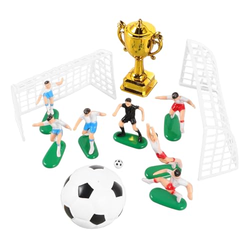 ERINGOGO 1 Satz Fußballmodell Trophäe Tortendekoration Fußball Kuchen Fußball- -topper Tortendekoration Zum Thema Fußball -topper Mit Fußball Wiederverwendbar von ERINGOGO