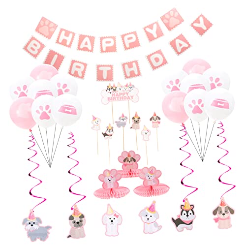 ERINGOGO 1 Satz Hundegeburtstagsdekoration Partyballons Hintergrundballons für Haustierpartys hundeballon Hundepartyzubehör luftballons Partyzubehör für Hundegeburtstage Party-Latexballons von ERINGOGO