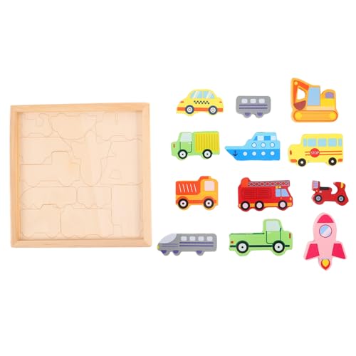 ERINGOGO 1 Satz Kreatives Dreidimensionales Puzzle Puzzle-reißbrett Frühes Pädagogisches Puzzle Zeichenbrett Für Block-Puzzle Formen Puzzle Kleinkind Rätsel Puzzle Für Holz von ERINGOGO