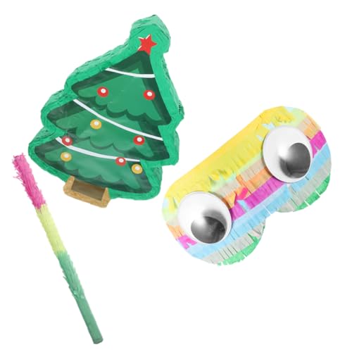 ERINGOGO 1 Satz Stereo-Piñata weihnachtsdeko spaß spielwaren draußen weihnachtbaum süßigkeit Party-Anhänger Pinata-Dekoration dekorative Piñata lustige Piñata Weihnachtsfeier Piñata Papier von ERINGOGO