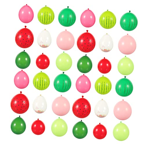 ERINGOGO 1 Satz Wassermelonen-latexballon Regenbogenballons Ballons Aus Zuckerstangen Ballon-kits Weihnachtssüßigkeitsballons Ballon Steht Für Boden Klare Luftballons Partyballons Emulsion von ERINGOGO