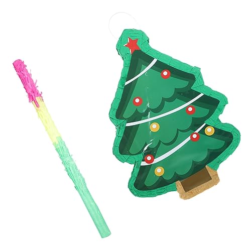 ERINGOGO 1 Satz Weihnachtspinata Für Kinder Weihnachtsbaum Miniatur-pinata Pinata-süßigkeit Weihnachten Hängende Pinata Lustige Piñata Schneemann-piñata Weihnachtsparty-dekoration Papier von ERINGOGO