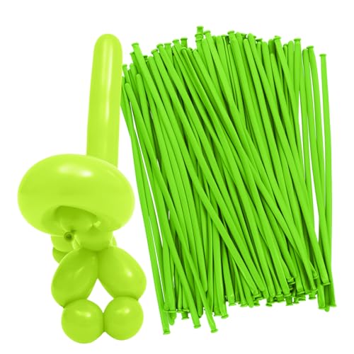 ERINGOGO 100 Stück Dekoration Aus Ballongeflecht Hellblaue Luftballons Heliumtanks Für Ballons Feste Funkelnd Blase Inflator-ballons-pumpe Fiesta Gänseblümchen Ballons Spaß Green Emulsion von ERINGOGO