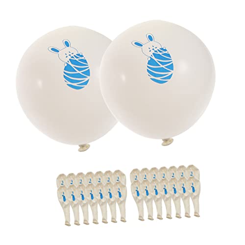 ERINGOGO 100St Hasenballon Heliumtanks für Ballons Ballonclips für den Bogen Blase kindergeburtstags dekoration ostern luftballons balons Festivalballons Zubehör für die Osterparty Sky-blue von ERINGOGO