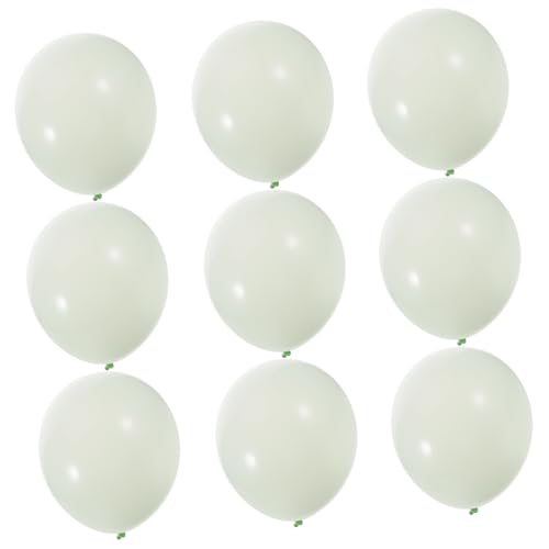 ERINGOGO 100St dekorative Luftballons geburtstagsballons geburtstagsdekoration Luftballons für Bogen Hochzeitsfest-Ballons Luftballons für Party Party-Latexballons Emulsion Green von ERINGOGO