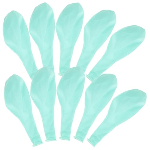 ERINGOGO 100st Dekorative Luftballons Geburtstagsdekorationen Hochzeitsfest-ballons Festivalballons Partydekorationen Luftballons Für Bogen Hochzeitsballons-kit Ballonstütze Emulsion Blue von ERINGOGO