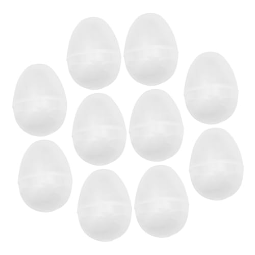 ERINGOGO 10St Ostereier Eier Transparente Eier Realistische Eier Kunststoffeier Ostern Süßigkeiten-Eier durchsichtige Eier offene Eier Plastikeier befüllbar befüllbare Plastikeier von ERINGOGO