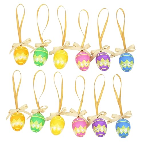 ERINGOGO 12 Stück Osterei-Anhänger Dekoration hängend Kaninchen drinnen Party Jungs osterei selber machen osterei anhänger selber machen ostern DIY buntes ei Plastik Zufällige Farbe ERINGOGO 12 Stück Osterei-Anhänger Dekoration hängend Kaninchen drinnen Party Jungs osterei selber machen osterei anhänger selber machen ostern DIY buntes ei Plastik Zufällige Farbe von ERINGOGO