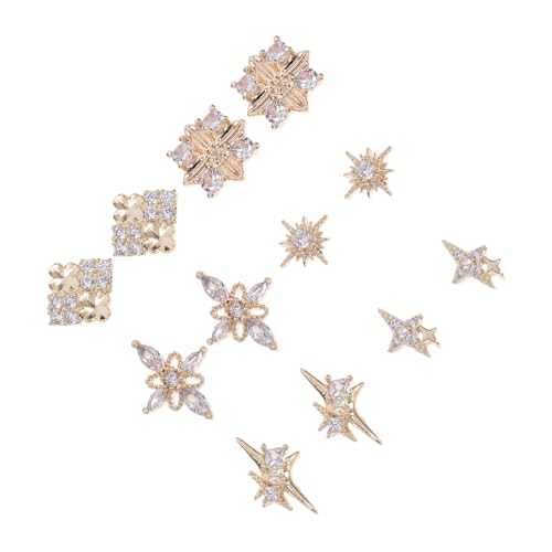 ERINGOGO 12Stücke Strass Nagel Charms Nagel Accessoires Dekorative Nagelkunst Zubehör für Kreative DIY Nageldesigns Langlebig und Sicher für Glamouröse Nagelgestaltung ERINGOGO 12Stücke Strass Nagel Charms Nagel Accessoires Dekorative Nagelkunst Zubehör für Kreative DIY Nageldesigns Langlebig und Sicher für Glamouröse Nagelgestaltung von ERINGOGO
