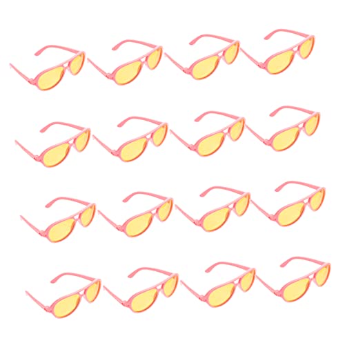 ERINGOGO 16 Stück Minipuppenbrille Puppen-Doppelbuggy Kleidung für wiedergeborene Babypuppen Puppen Puppenzubehör stylische Puppensonnenbrille Puppe von ERINGOGO