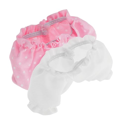 ERINGOGO 2 Stück Puppenkürbiskhose Kürbis Shorts Puppen Bekleidung Einzigartige Puppenmode Puppenoutfits Puppenmoduszubehör Puppenzubehör Kleidung für Babys Zubehör für Babypuppen Polyester von ERINGOGO