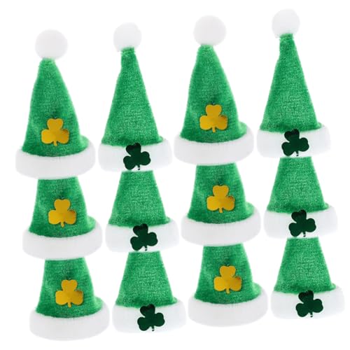 ERINGOGO 20St Mini-Pom-Pom-Mütze Puppenhut-Dekore handgewebte Puppen Hüte doll Accessories Puppen Accessoires weihnachtsmütze Kleider Mini-Hutverzierungen Kleiner Hut DIY stütze Plüsch von ERINGOGO