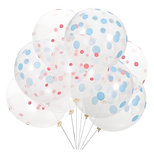 ERINGOGO 20St Punktballon transparenter Ballon Babyparty-Dekoration Bulk-Hochzeitsdeko hochzeitsballons hochzeits ballons Weihnachtsdekorationen gepunktete Luftballons Latexballon von ERINGOGO