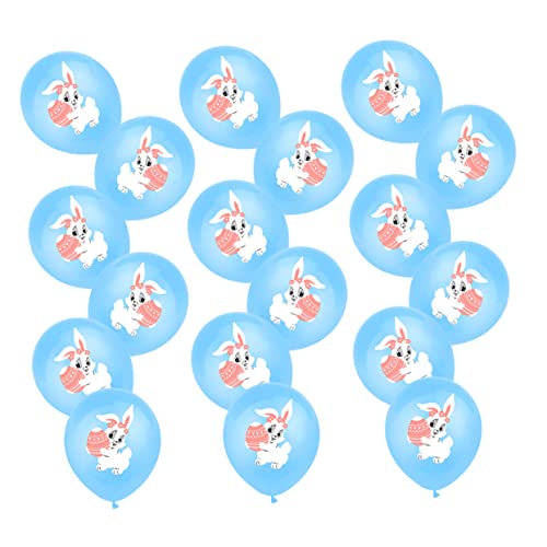 ERINGOGO 20st Kaninchen-latexballon Dinosaurierballons Für Geburtstagsfeier Tierische Folienballons Festlicher Ballon Mini Ballonständer Konfetti Blase Leichte Luftballons Blue Emulsion von ERINGOGO