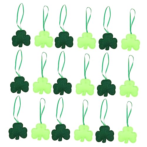 ERINGOGO 24St Kleeblatt-Charme vierblättriges Armband Kleeblatt-Girlande St. Patricks Day Dekoration Shamrock Dekoration st. Patricks Day Kleeblatt Kleeblätter hängende Dekoration gefühlt von ERINGOGO