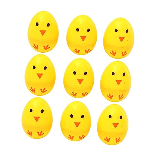 ERINGOGO 24St ostern offene eier easter eggs ostereierfolie easter toys easter decoration Ostern Party Dekoration Kinderspielzeug ostern dekorieren ei ostern DIY dekorationen Yellow von ERINGOGO