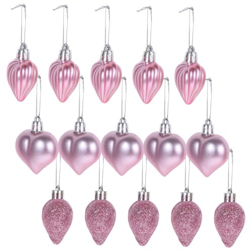 ERINGOGO 24st Dekorationen Herz Karte Wand Schmuck Ästhetisch Hochzeit Party Valentinstag Dekoration Valentinstag Zubehör Kleine Valentinstagsdekoration Plastik von ERINGOGO