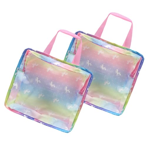 ERINGOGO 2pcs Puppen Zubehör Lagerung Tasche Puppe Kleidung Lagerung Tasche Einkaufstasche Für Puppe Kleidung Puppe Zubehör von ERINGOGO