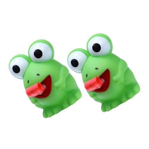 ERINGOGO 2st Frosch-klangspielzeug Frosch Spielzeug Quetschspielzeug Entzückendes Squeeze-spielzeug Gastgeschenke Dekompressionsspielzeug Squeeze Frog Toy Gegen Angst Tierspielzeug Plastik von ERINGOGO