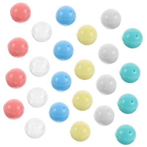 ERINGOGO 30 Stück Mini Gashapon Muschelpreise Für Mini Spielzeug Spielzeug B Spielzeug Kinderspielzeug Krallenbälle Partyspielbälle Spielebälle Preisbälle Klein Rund Kunststoff von ERINGOGO