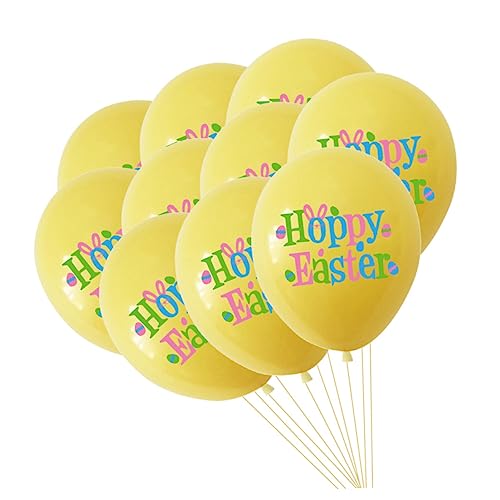 ERINGOGO 30St Ballon wand polsterung celebrations balongas party decoration Feierlichkeiten balloon luftbalons party sachen Partydekoration Partydeko Partyzubehör Emulsion Yellow von ERINGOGO