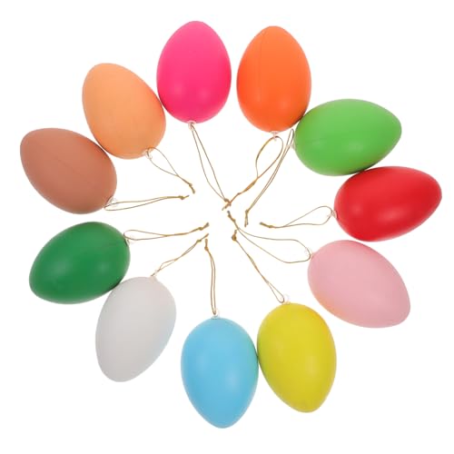 ERINGOGO 36St Ostereier für kinderspielzeug Gelbe Eier kid toys matschiges Ostern gefüllte Eier Simulation Eier Dekore handgemachte bunte eier Plastik Yellow von ERINGOGO