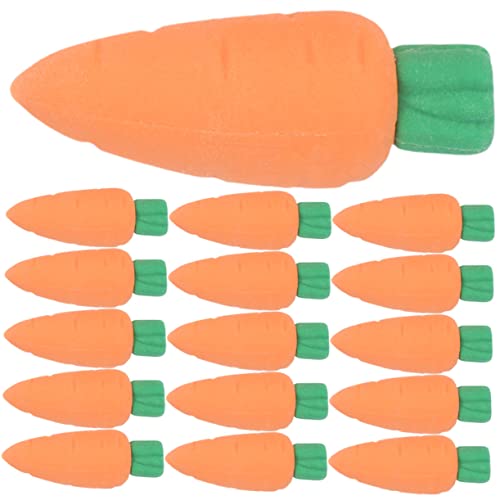 ERINGOGO 40St Karotten Radiergummi Malerei Radiergummi Massengeschenk Miniatur Karotte radiergummi kinder erasers for Puzzle spielzeug Schule Radiergummis Schreibwaren für Schüler von ERINGOGO