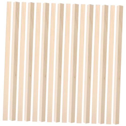 ERINGOGO 60Stücke DIY Holzstäbchen Quadratische Hartholz Dübelstangen Unvollendete Bastelmaterialien Für Kreative Projekte Langlebig Für Schule Hobby ERINGOGO 60Stücke DIY Holzstäbchen Quadratische Hartholz Dübelstangen Unvollendete Bastelmaterialien Für Kreative Projekte Langlebig Für Schule Hobby von ERINGOGO