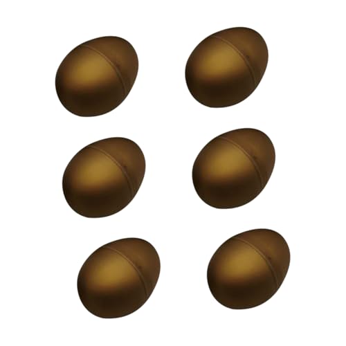 ERINGOGO 6St goldene Eier ostereier easter eggs ostereierfolie ostereier verzieren Ostereier für Überraschungen ostereier aus plastik Ostergeschenke dekorative ostereier von ERINGOGO