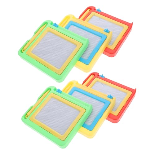 ERINGOGO 6st Magnetisches Zeichenbrett Magnettafel Für Zeichenbrett Für Kleinkinder Doodle-pad Kleinkindspielzeug Für Flugreisen Magnetisches Doodle-board Kleinkindzeichnung Plastik von ERINGOGO