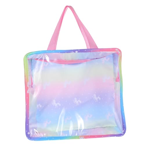 ERINGOGO Arielle Puppe Handlicher Aufbewahrungsbeutel Für Puppenzubehör Tragetasche Für Puppenkleidung Und Accessoires Transparente Reisetasche Für Puppen Puppen Kleidung Puppen von ERINGOGO