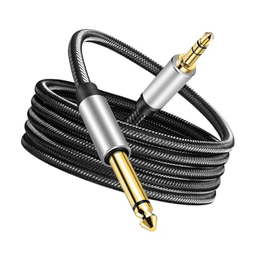 ERINGOGO Audio Verbindungskabel Trs Ts Gitarren Stecker Stecker Hochwertiges Klinkenkabel Für Musikgeräte Kompatibel Mit Gitarren Lautsprechern von ERINGOGO