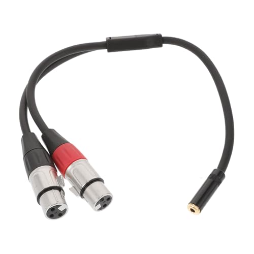 ERINGOGO Audioleitung Xlr-stecker Auf Typex Mini-xlr-zu-xlr-kabel Xlr-kabel Auf Usb Xlr Weiblich Männlich Dual-xlr-buchse-transformationskabel Xlr Stecker Auf Buchse Adapter Hx 1 Black von ERINGOGO