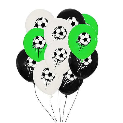 ERINGOGO Fußballmuster Latexballons Und Kindergeburtstag Fußball Themenpartys Dekoration Luftballons Für Jungen Fußball Druckballons von ERINGOGO