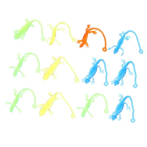 ERINGOGO Klebrige Lizard Spielzeuge Für Stressabbau Ideales Mitgebsel Für Partys Bunte Soft Gel Spielzeuge Für Jungen Für Altersgruppe von ERINGOGO