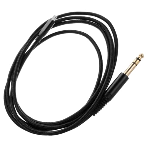 ERINGOGO Konvertierungslinie kopfhörerkabel Audiokabel für Gitarre Aufnahme-Audiokabel Gitarrenverstärkerkabel Gitarre auf USB-C-Aufnahmekabel Datenkabel gitarre USB kabel Kupfer Black von ERINGOGO