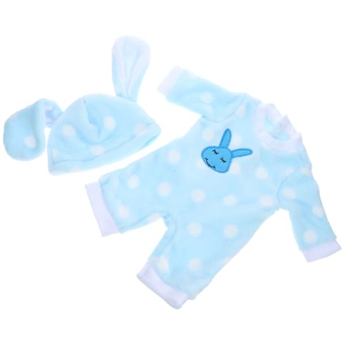 ERINGOGO Puppen Kaninchen Pyjama Kleidung Mit Schuhen Süßes Hasen Outfit Für Puppen Teiliges Für Kreative Rollenspiele Und Puppendekoration von ERINGOGO