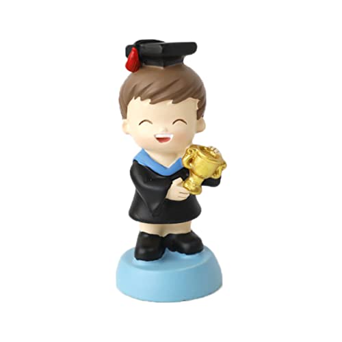 ERINGOGO Verzierungen für Jungen und Mädchen Requisiten für Fotoautomaten Tierkuchendekorationen Abs schreibtisch dekoration schlafzimmer dekoration Foto-Requisiten Cartoon-Figur Harz Blue von ERINGOGO