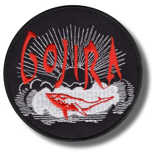 Gojira Band Patch Abzeichen bestickt zum Aufbügeln .. von ERNESTAPATCHES