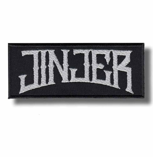 Jinjer-Aufnäher zum Aufbügeln, bestickt von ERNESTAPATCHES