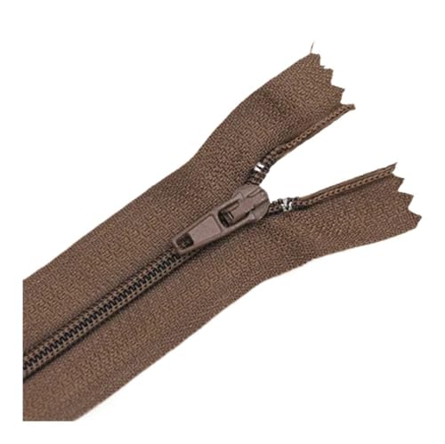 ERQIAO 10 Stück lange Nylon-Reißverschlüsse aus Kunststoff, Nr. 3: 12 cm, 15 cm, 20 cm, 25 cm, 30 cm, 35 cm, 40 cm, 45 cm, 50 cm, 55 cm, 60 cm, für Nähtaschen, Kleidungsstücke (braune Nummer 299,35 cm ERQIAO 10 Stück lange Nylon-Reißverschlüsse aus Kunststoff, Nr. 3: 12 cm, 15 cm, 20 cm, 25 cm, 30 cm, 35 cm, 40 cm, 45 cm, 50 cm, 55 cm, 60 cm, für Nähtaschen, Kleidungsstücke (braune Nummer 299,35 cm von ERQIAO