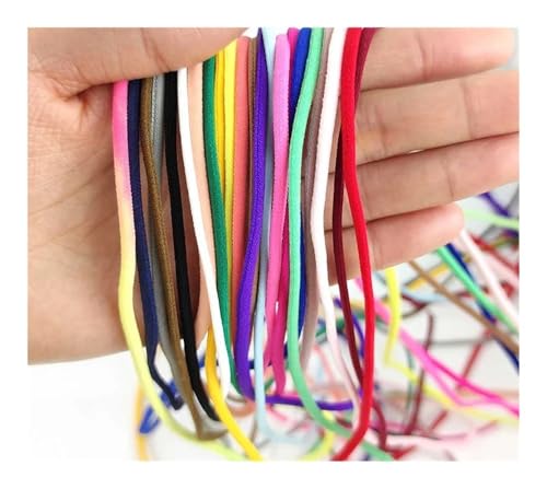 ERQIAO Meetee Nylon-Elastikband für Ohrbügel, Spitzenband, Schuhband, Schulter-Gurtband, DIY, handgefertigtes Zubehör, 5 m lang, 5 m von ERQIAO