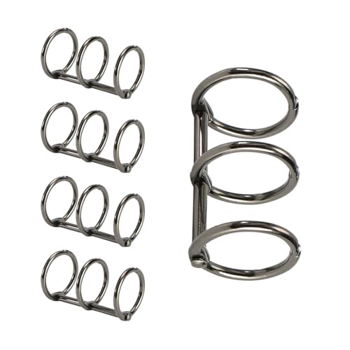 Metall-Binderinge, Buchbinderinge, 20/30 mm, praktisches Buch, Schule, Bürobedarf für Fotoalben, 5 Stück Metall-Binderinge, Buchbinderinge, 20/30 mm, praktisches Buch, Schule, Bürobedarf für Fotoalben, 5 Stück von ERRORY