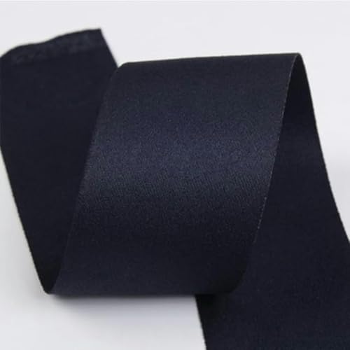 25 mm, 2 Hirschledersamt, Baumwollband, Schleifenband, Schleife, Weihnachtsband, Geschenkband, 10–50 Yards, Marineblau, 50 Yards Bänder von ERTUUO