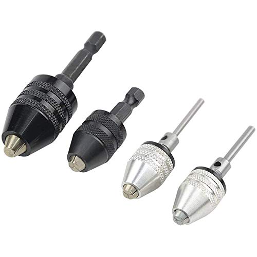 Bohrer-Set Sechskant-Schaft-Adapter, Bohrer-Set, Bohrfutter-Schnellwechsel-Adapter, Bohrfutter-Schraubendreher-Adapter, elektrische Bohrmaschine, Umrüst-Bohrfutter-Set, Bohrer-Spannzangen-Adapter von ERVDKXCOI